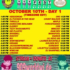 DJ set for 909 worldwide 10/10/20