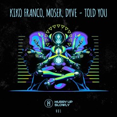Kiko Franco, Moser, Dyve - Told You (Last Night) [GET YOUR COPY ON BEATPORT]