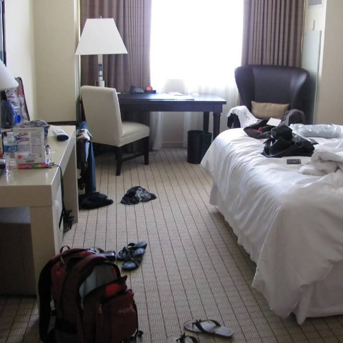 We're at hotel (marshes, num) #exclusive
