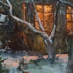 "ВЫ ХОТЕЛИ МНЕ ЧТО - ТО СКАЗАТЬ..." ("You wanted ...to say me  something .)" Painting by Gleb Zhukоv