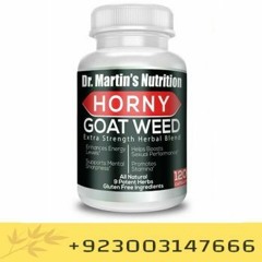 Dr Martin’s Nutrition Horny Goat Weed Capsules in Pakistan - 03003147666