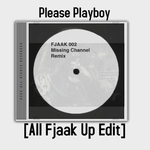 Please Playboy [All Fjaak Up Edit]
