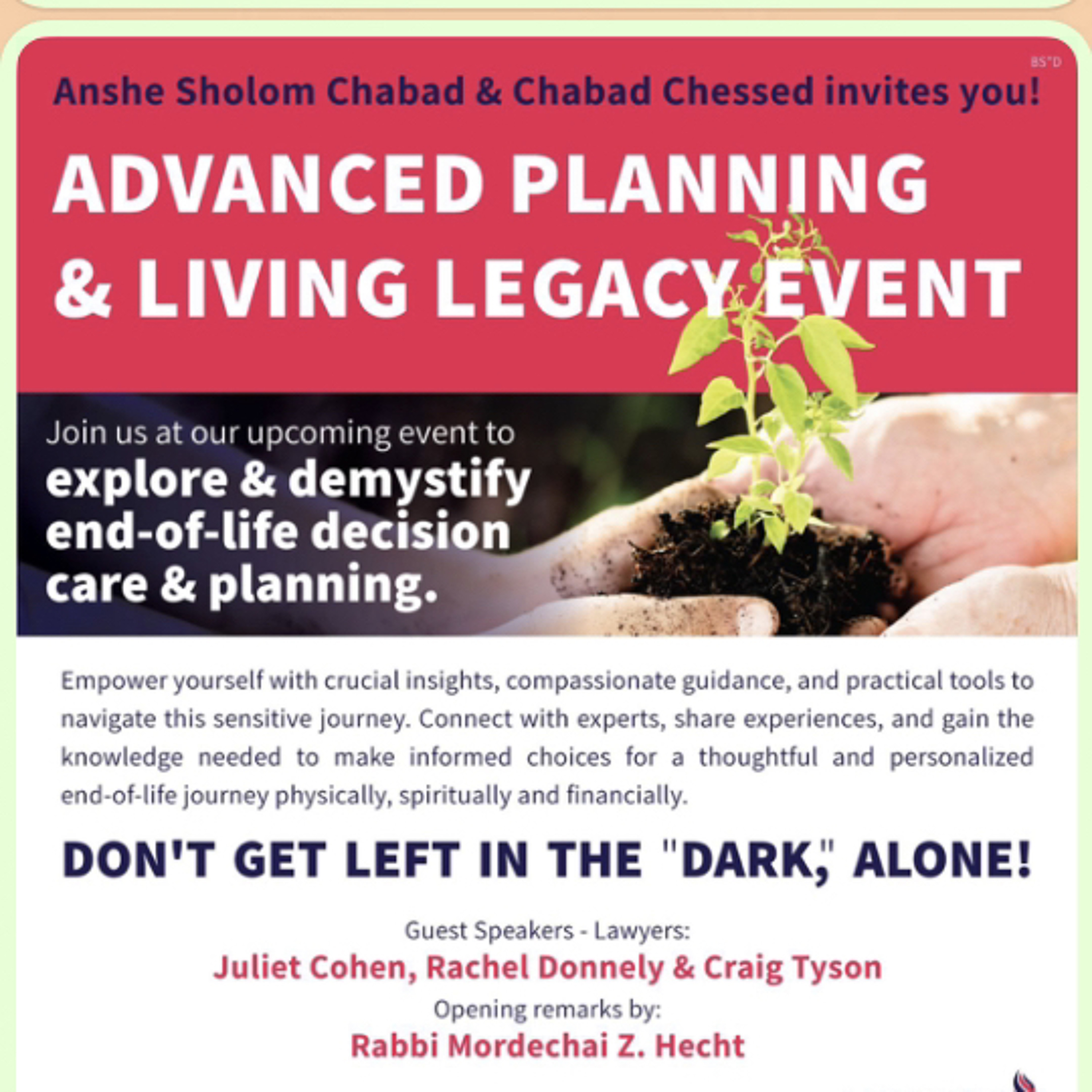 On of end of life care & estate planning:p.1: Cohen, Donnelly, Tyson episode artwork