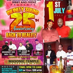 INFINITY SOUND 25th ANNIVERSARY - BACK TO REALITY