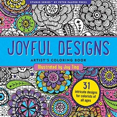 GET KINDLE 📮 Joyful Designs Adult Coloring Book (31 stress-relieving designs) (Studi