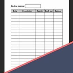 Read Petty Cash Log Book: Column Payment Tracking Receipt Book 120 Page -