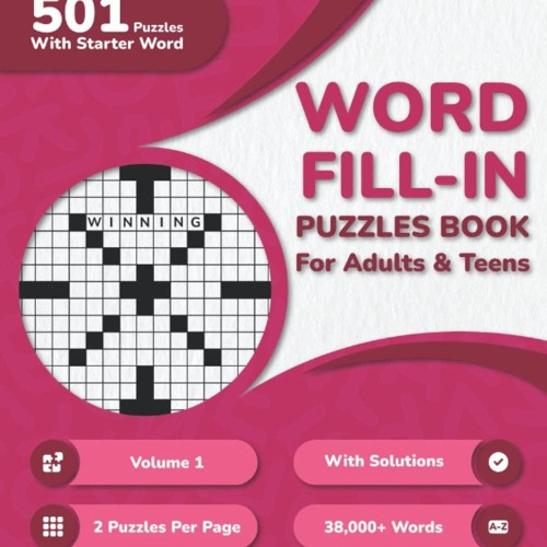 read pdf Word Fill In Puzzles Book for Adults: 500+ Large Print Word Fill-Ins Pu