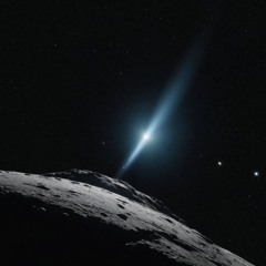 #346 To see a star through the tale of a comet