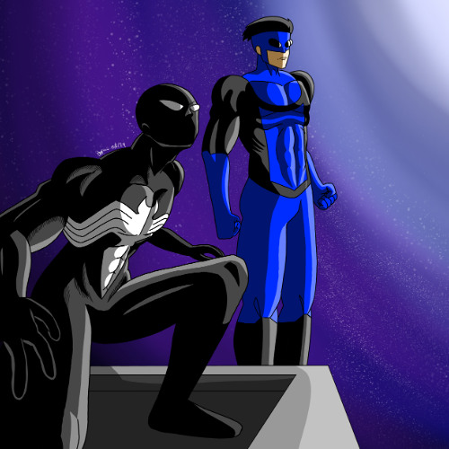 Invicible X Symbiote spiderman edit