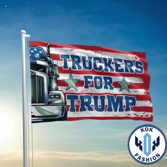 Truckers For Trump US Flag