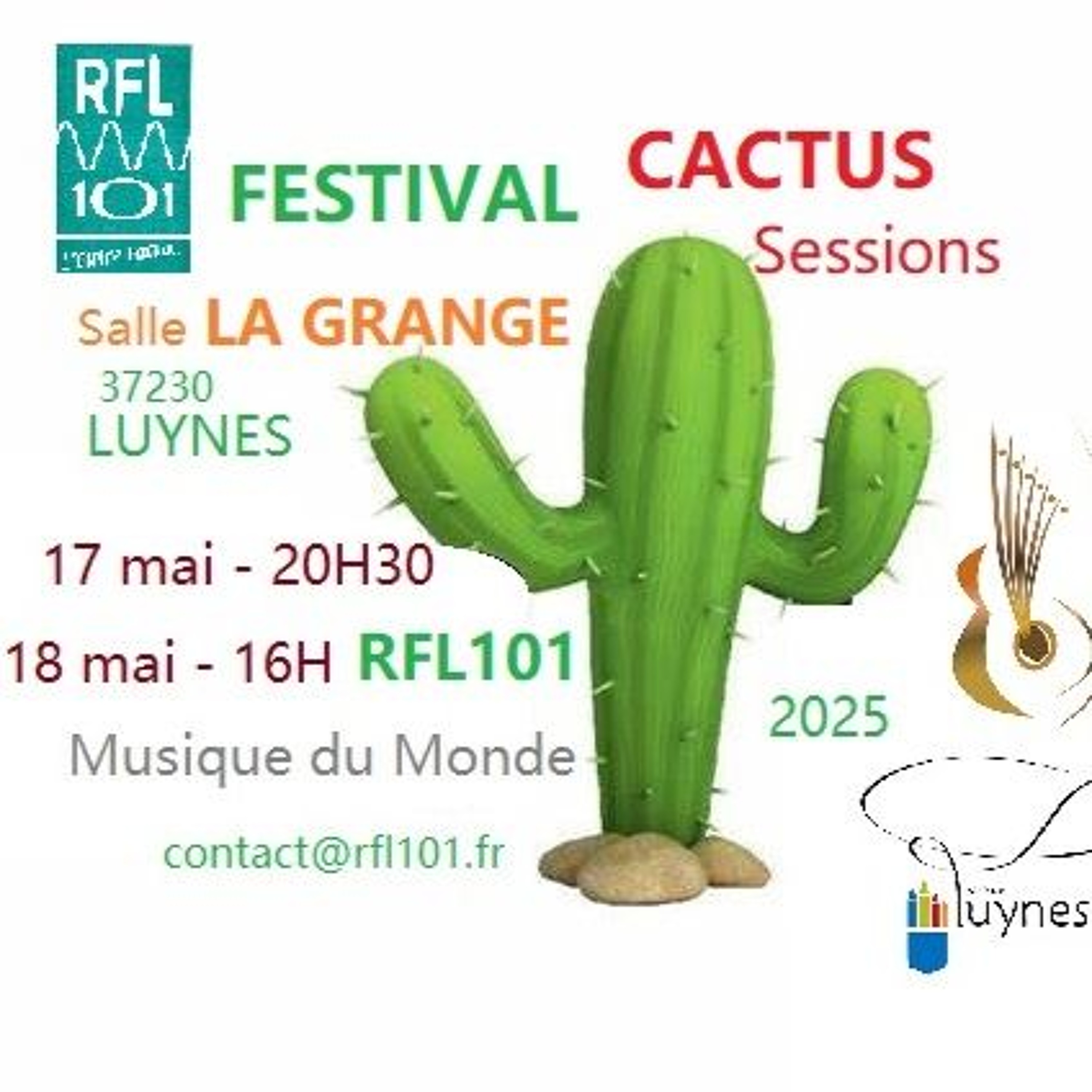 Annonce Cactus Sessions à la Grange de Luynes 17 et 18 mai 2025  par ETAN episode artwork