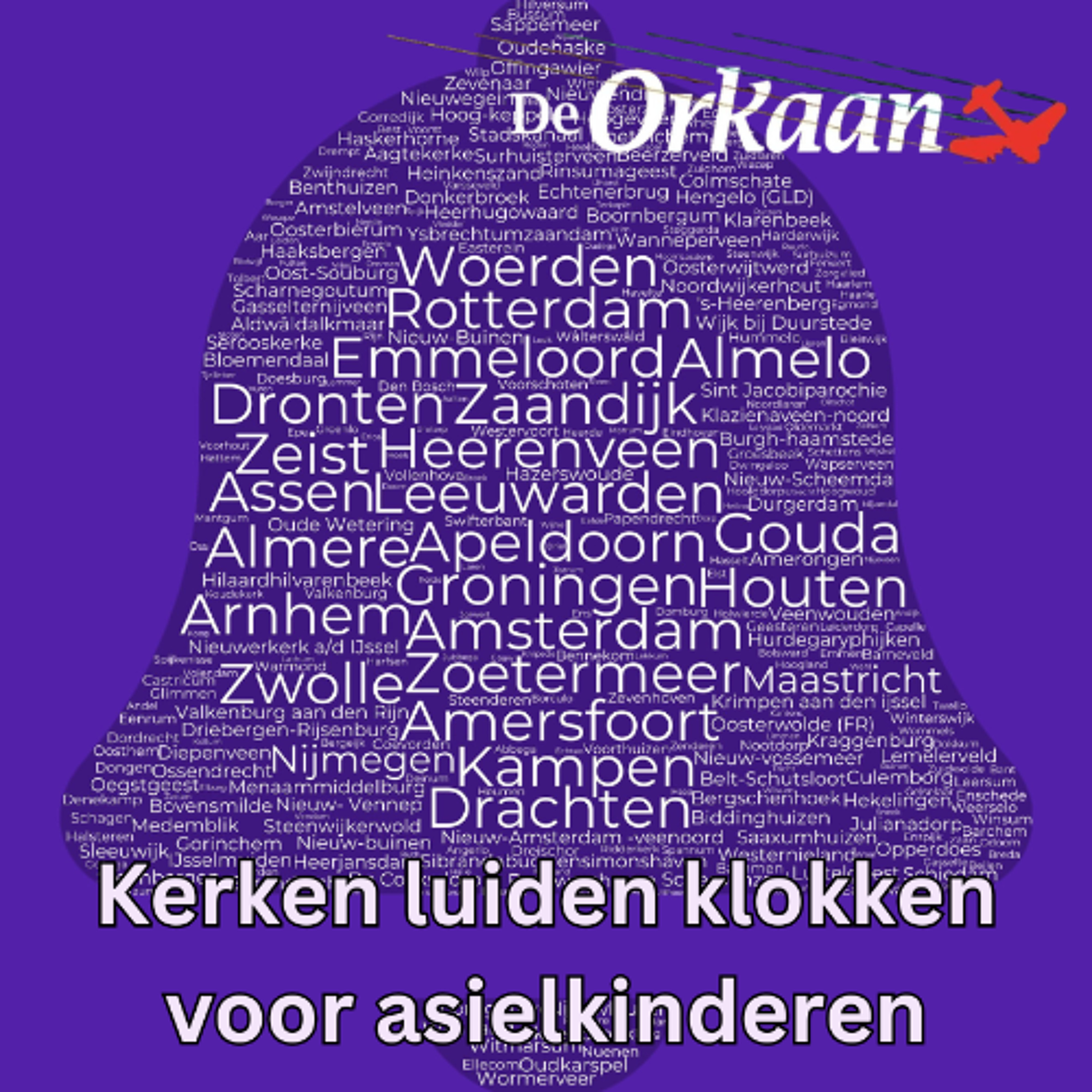 Kerken luiden (nood)klokken voor uitzetting kinderen