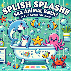 Splish Splash Sea Animal Bath! 🛁 A Fun Song for Kids