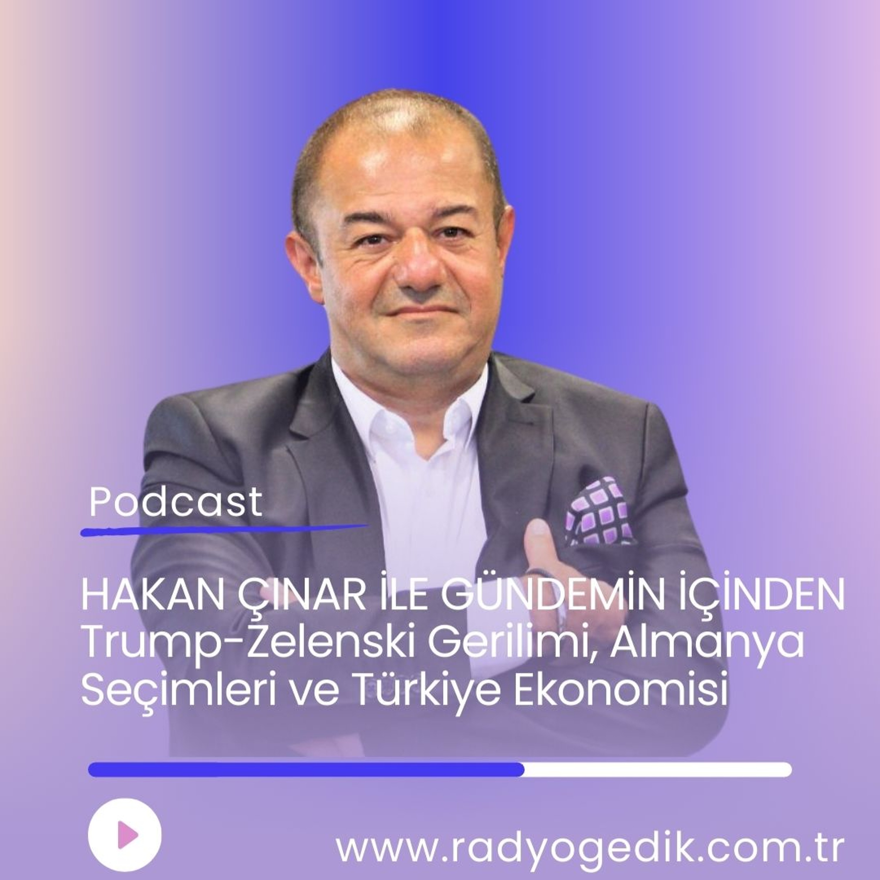 HAKAN ÇINAR İLE GÜNDEMİN İÇİNDEN - Trump-Zelenski Gerilimi, Almanya Seçimleri ve Türkiye Ekonomisi episode artwork