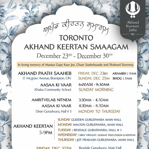 096 Toronto Dec2022 ThuE AK BhaiTelvinderSinghJeeToronto