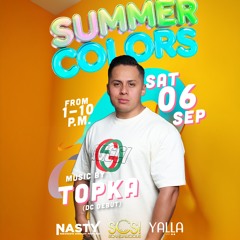 “SUMMER COLORS” (DayParty)~INT. DJ/PRODUCER TOPKA. 09/06/25. WASHINGTON D.C