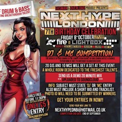 Next Hype 7th Birthday Winning Competition Entry...    DE-FIB & LEAN MC