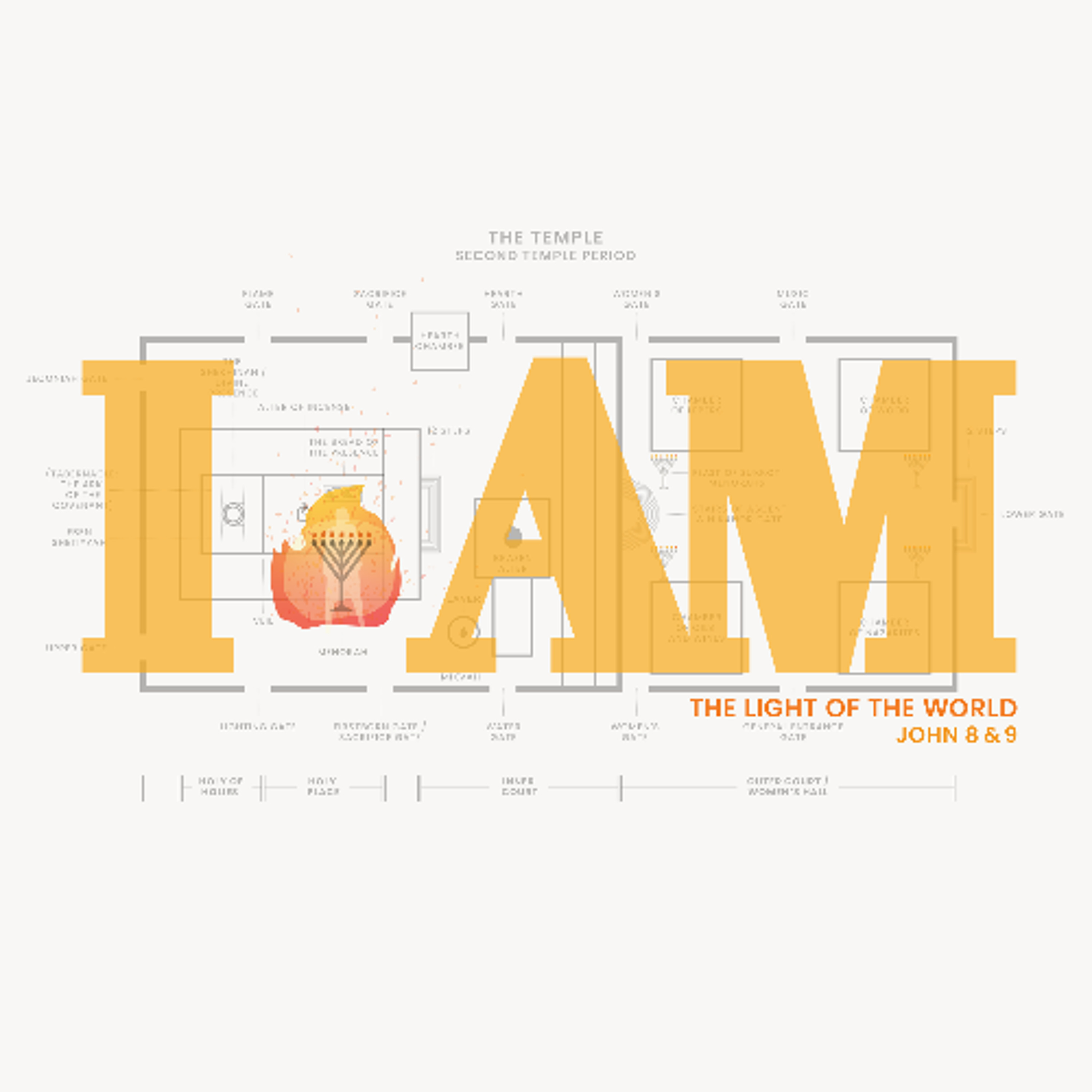 Sermon: "I Am The Light Of The World" // John 8 and 9 episode artwork