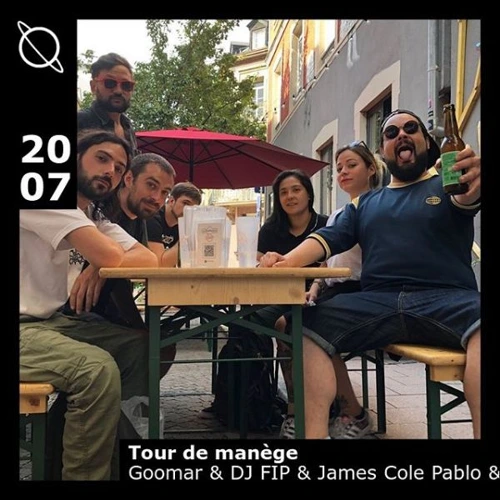 Tour de manège w/ Goomar, DJ FIP, James Cole Pablo & Mandal Soundcloud podcast image for