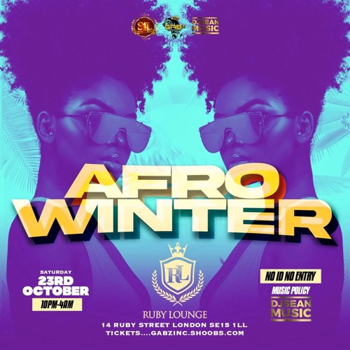 AFRO WINTER AFRO AMAPIANO MIX CD (23/10/21 RUBY LOUNGE)