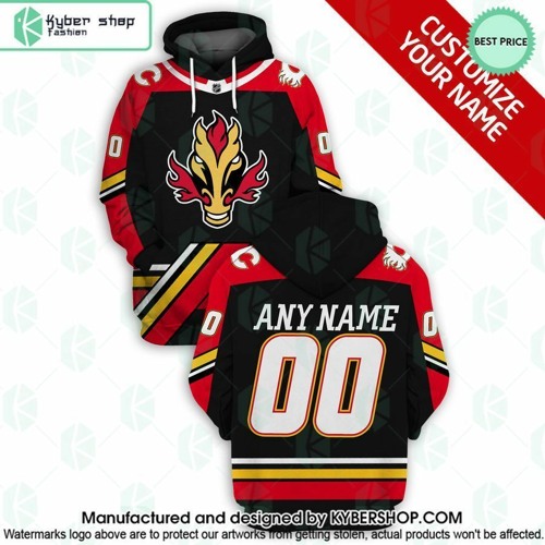 Buy New Custom Calgary Flames Hockey Jersey Online