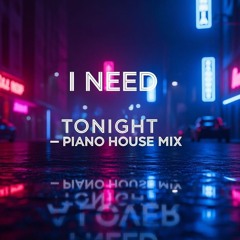 I Need lover Tonight - Hands In The Air Piano House Mix