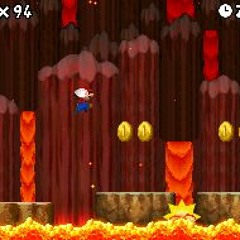 New Super Mario Bros Flowing Lava World 8 Music (3D Audio & Equalised)