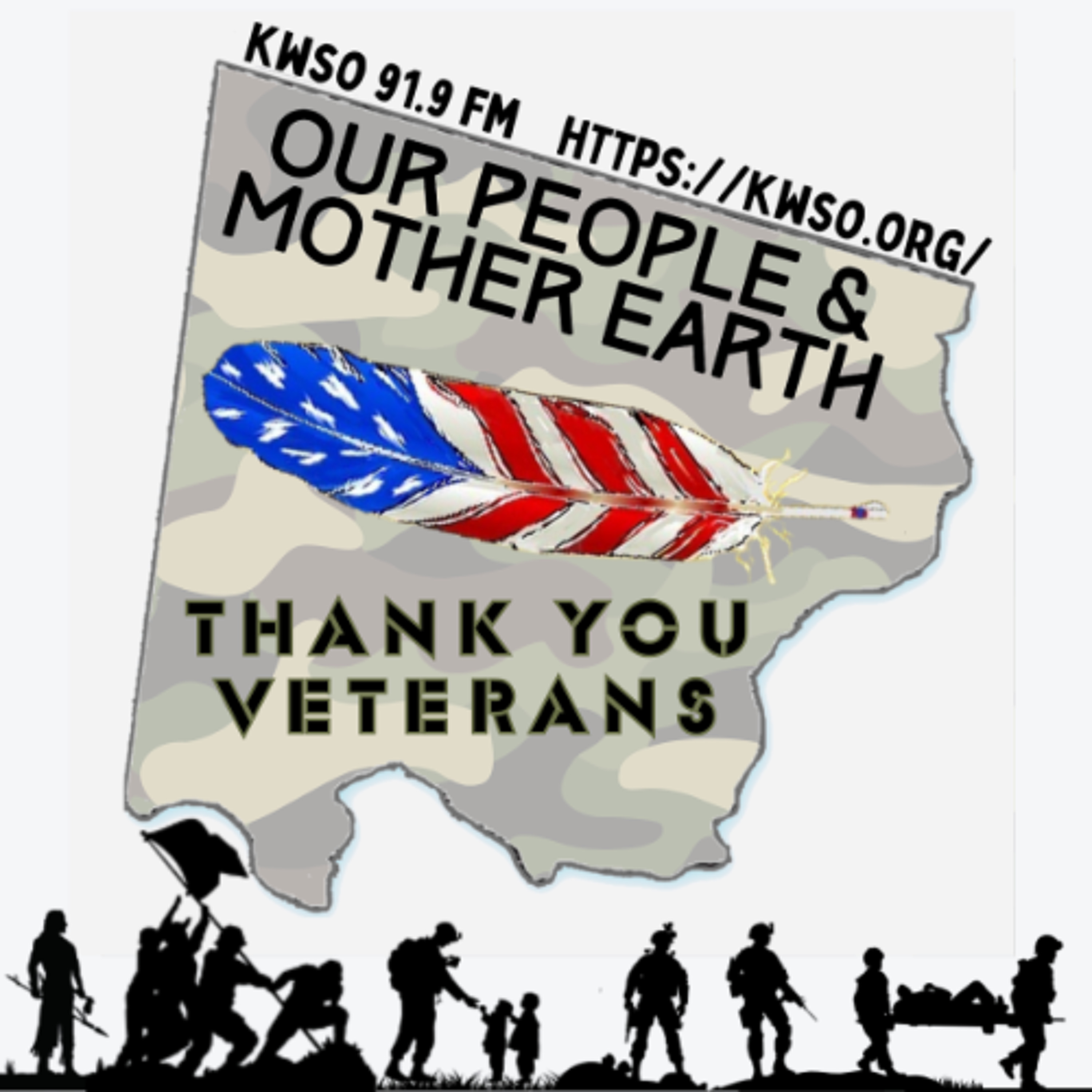 History of Native America Veterans thru Korea - KWSO Our People & Mother Earth Program Podcast episode artwork