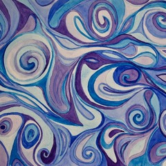 Wista - Purple blue swirls