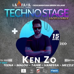 Ken Zo @ 4Aces Techno Stage - LaFaya Event- Green Village