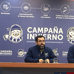 Jorge Vilches, jefe de epidemiologia, invita a vacunarse en los centros asistenciales.