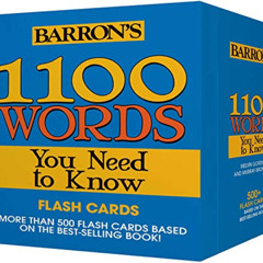 Read EPUB 📝 1100 Words You Need to Know Flashcards by  Melvin Gordon &  Murray Bromb
