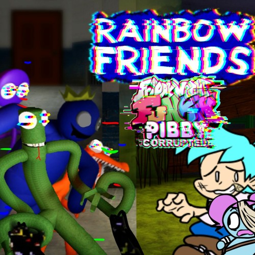 FNF VS. BLUE (RAINBOW FRIENDS) free online game on