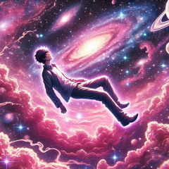 flotando en el espacio