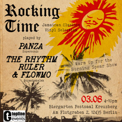 2025-08-03 Burning Spear Warm Up Selection by Rhythm Ruler, FlowMo & Panza