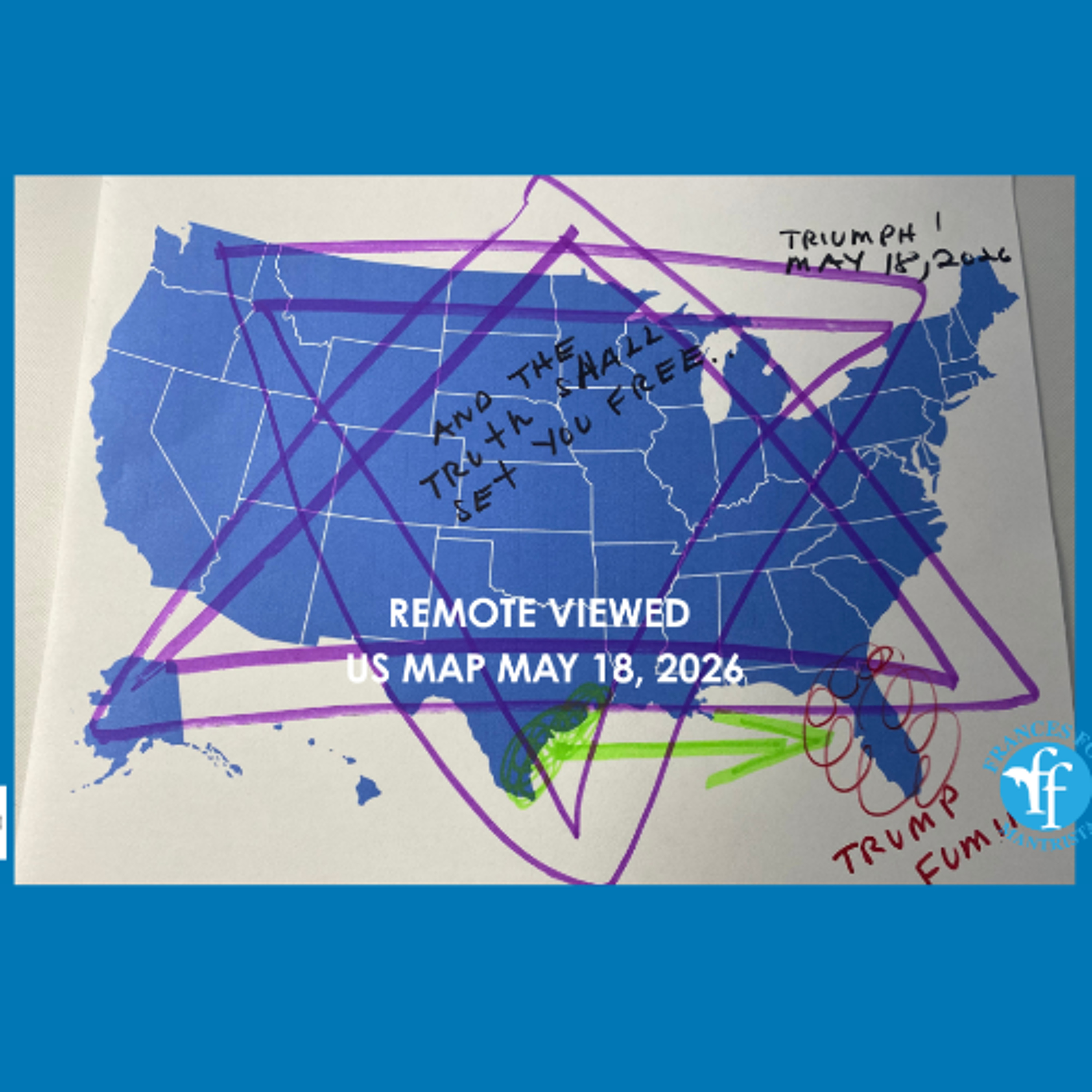 REMOTE VIEW US MAP, VENEZUELA, CARIBBEAN, IRAN - MAY 18, 2026