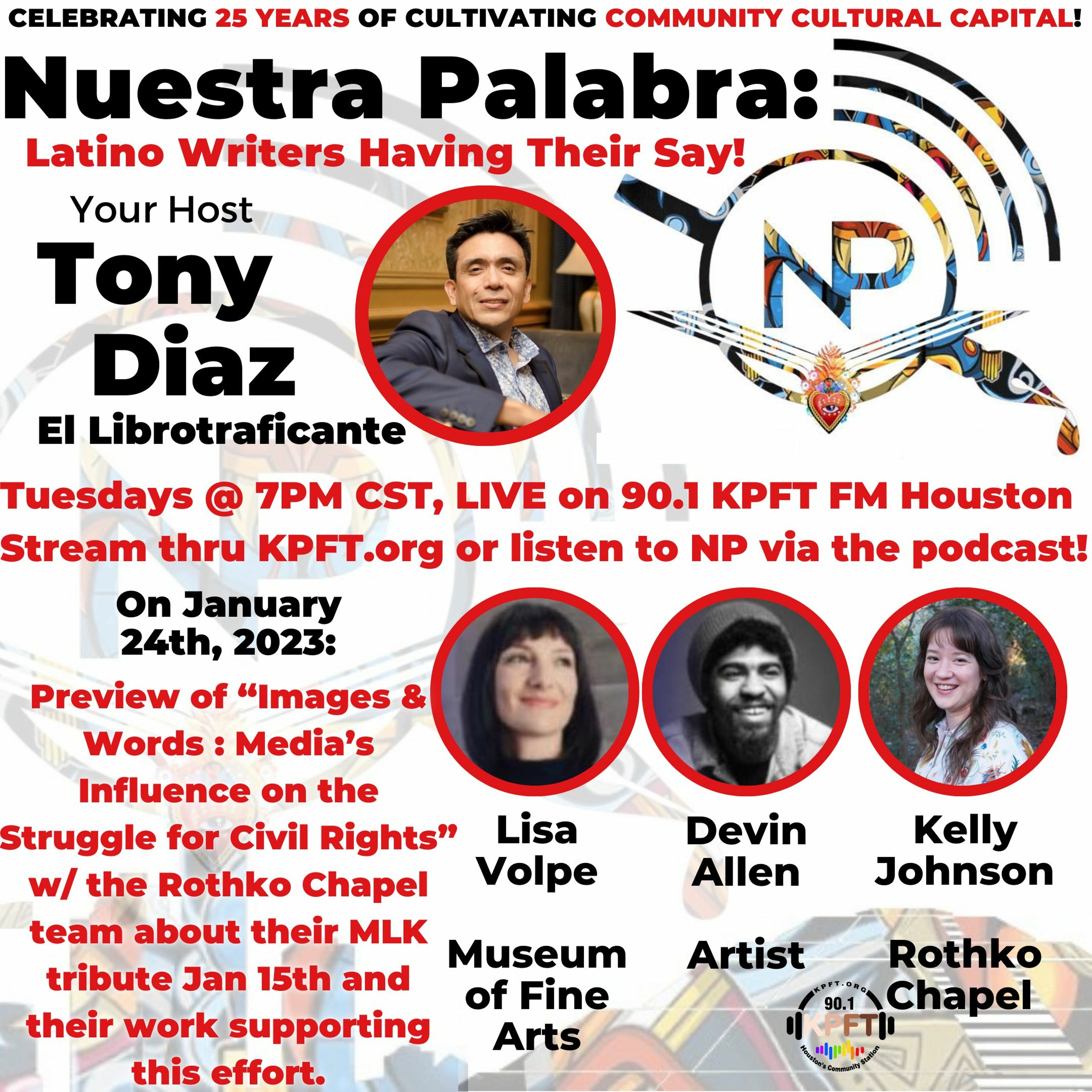 Nuestra Palabra: Latino Writers Have Their Say w/ Tony Diaz