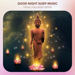 741Hz 》GOOD NIGHT SLEEP MUSIC 》Full Body Detox 》Cleanse Aura