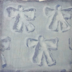 white angels are waving at me