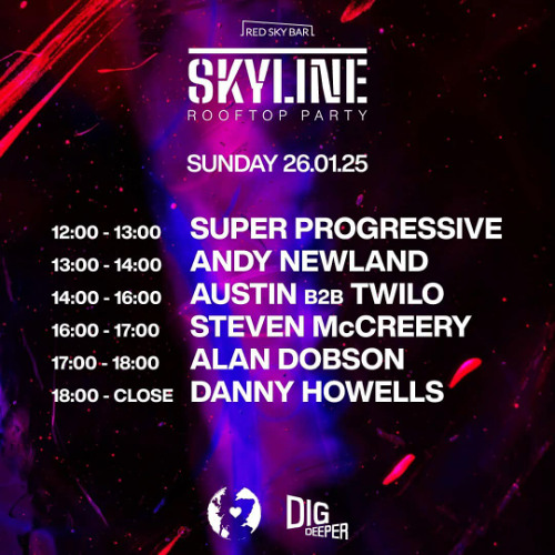 Andy Newland - Warm up for Danny Howells - Skyline January 2025