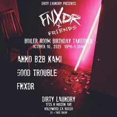 FNXDR x FRIENDS: FNXDR BOILER ROOM TAKEOVER SET 2025