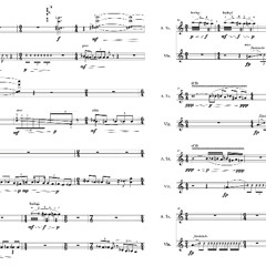 Baby-talking jive (2022) for alto saxophone and violin