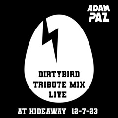Hideaway LIVE 12-7- DirtyBird label tribute mix - Adam PAZ