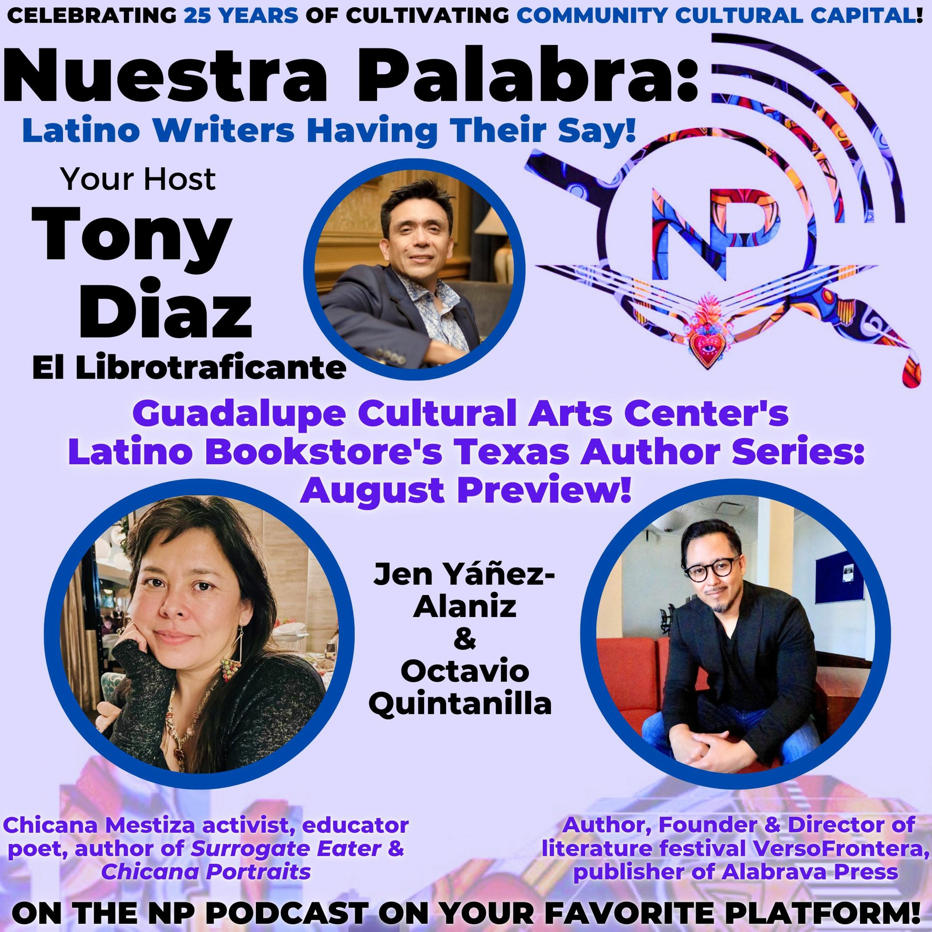 Nuestra Palabra: Latino Writers Have Their Say w/ Tony Diaz