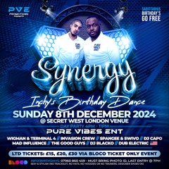 Pure Vibes Ent - Synergy (Inchy's Birthday) - Sun 8th Dec 2024 (Promo Mix)