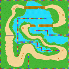 SNES Donut Plains (Restored) - Mario Kart: Super Circuit