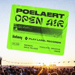 Toolate Groove At PLR X Listen Open Air Poelaert