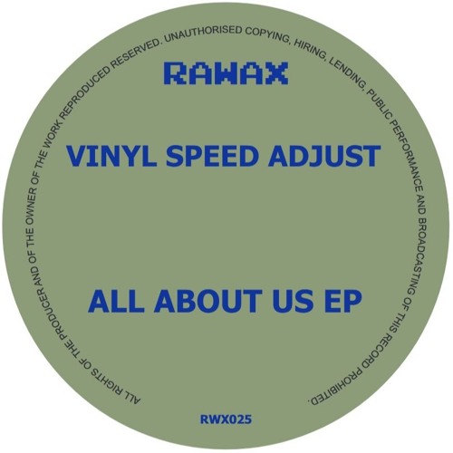 Vinyl Speed Adjust / All About Us Vinyl Speed Adjust / All About Us