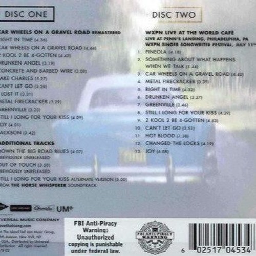 Stream Lucinda Williams Car Wheels On A Gravel Road Rar from PeniFinri