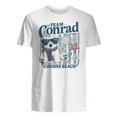 Team Conrad Cousins Beach Junior Mint Bear Summer I Turned Pretty T-Shirts
